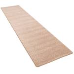 Hochflor Velours Läufer Teppich Luna Beige - 80 x 400 cm