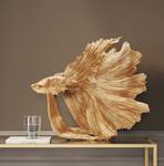 Deko Figur Betta Fish Gold - Kunststoff - 34 x 37 x 14 cm