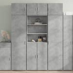 Highboard DE8839 Grau - Holzwerkstoff - 43 x 185 x 70 cm