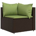 Salon de jardin 3029629-2 (lot de 4) Marron - Vert