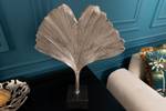 Skulptur GINKGO LEAF Silber