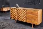 Sideboard ALPINE Braun - Massivholz - 145 x 75 x 40 cm