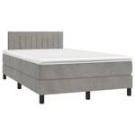 Boxspringbett 3017290-18 Hellgrau - Breite: 120 cm