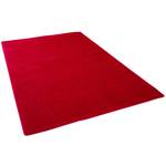 Hochflor Velours Teppich Luna Kirschrot - 140 x 200 cm