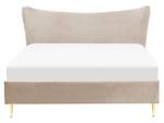 Doppelbett CHALEIX Beige - Gold - Grau - Taupe - Breite: 168 cm