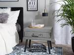 Table de chevet EUROSTAR Noir - Gris