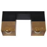 Deckenleuchte Renate Schwarz - Gold - Metall - 10 x 16 x 32 cm