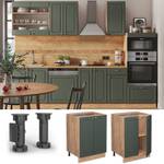 Meuble bas de cuisine Fame-Line 38325 Marron - Vert - Bois manufacturé - 60 x 82 x 51 cm