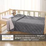 2er Set Sommer Steppbett 135x200 grau Grau - 135 x 200 cm