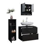 Mobilier de salle de bains Irma Anthracite - Anthracite brillant