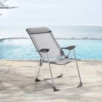 Lot de 2 Chaises de Jardin Errenteria Gris - Métal - 67 x 109 x 57 cm