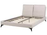 Doppelbett MELLE Beige - Creme - Breite: 176 cm