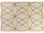 Teppich MARAND Weiß - Gelb - Naturfaser - 160 x 3 x 230 cm
