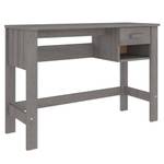 Bureau 3015245 Gris - Bois manufacturé - Bois massif - Bois/Imitation - 110 x 75 x 40 cm