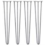 4 x 3 Streben Hairpin-Tischbeine 71cm Metall - 1 x 71 x 2 cm