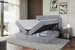 Boxspringbett DAISY Grau - Breite: 120 cm - H4