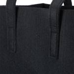 Kaminholztaschen 3er Set Anthrazit - Schwarz - Grau