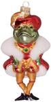 Frosch-Prinz 9cm aus Glas Glas - 7 x 13 x 4 cm