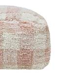 Sitzkissen Vichy Pink - Naturfaser - 40 x 20 x 40 cm