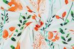 Vorhang orange K眉che wei脽 Floral