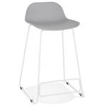 Tabouret De Bar BABYLOS Gris - Blanc