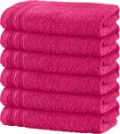 Handtuch 6er-Pack 162961 Pink - Tiefe: 100 cm