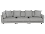 3-Sitzer Sofa SIGTUNA Schwarz - Grau - Hellgrau