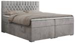 Boxspringbett PERA Breite: 200 cm - H4 - Textil