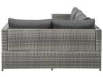 Lounge Set AVOLA 2-tlg Grau - Polyrattan - 212 x 77 x 144 cm