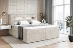 Boxspringbett - ORGOL Ecru - Breite: 120 cm - H3