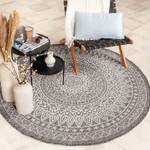 In- & Outdoor Teppich R Summer Azteca Grau - 160 x 160 cm