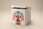 Lifeney Aufbewahrungsbox mit Deckel Hund