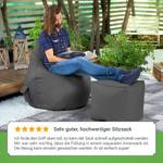 Sitzsack Lounge Chair "Cozy" 80x70x90cm Anthrazit