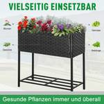 Hochbeet 867-038 Polyrattan - 30 x 70 x 70 cm