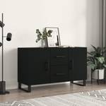 Sideboard DE6592 Schwarz - Holzwerkstoff - 100 x 60 x 36 cm