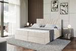 Boxspringbett ERNINA Beige - Breite: 120 cm - H3