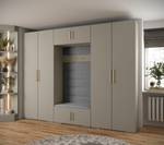 Garderobe Inova 3 Z9 Gold - Grau - Gold