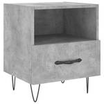 Modern Nightstand with Storage Beton Dekor