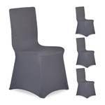 Housses de chaise Lot de 4 Anthracite