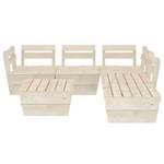 Garten-Lounge-Set Beige - Massivholz - Holzart/Dekor - 60 x 30 x 60 cm