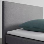 Boxspringbett MELINA Grau - Massivholz - Textil - 182 x 110 x 208 cm