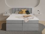 MONTREAL Boxspringbett mit Bettkasten Silber - Breite: 180 cm