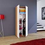 Armoire universelle Vandol likombi Imitation hêtre - Blanc crème - Blanc