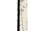 affiche arbres Gris - Fibres naturelles - Textile - 90 x 270 x 270 cm