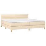 Boxspringbett 3017288-16 Creme - Breite: 200 cm