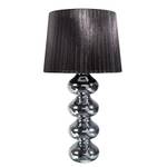 Tischlampe MIA Schwarz - Silber - Metall - Textil - 31 x 60 x 31 cm