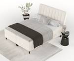 Boxspringbett Merton Creme - Breite: 180 cm - H4