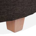 Pouf de rangement rond Marron - Marron clair