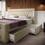 Boxspringbett Charme Beige - Breite: 200 cm - H2