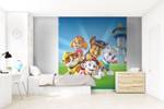 papier peint panoramique PAW Patrol - La Fibres naturelles - Textile - 180 x 202 x 202 cm